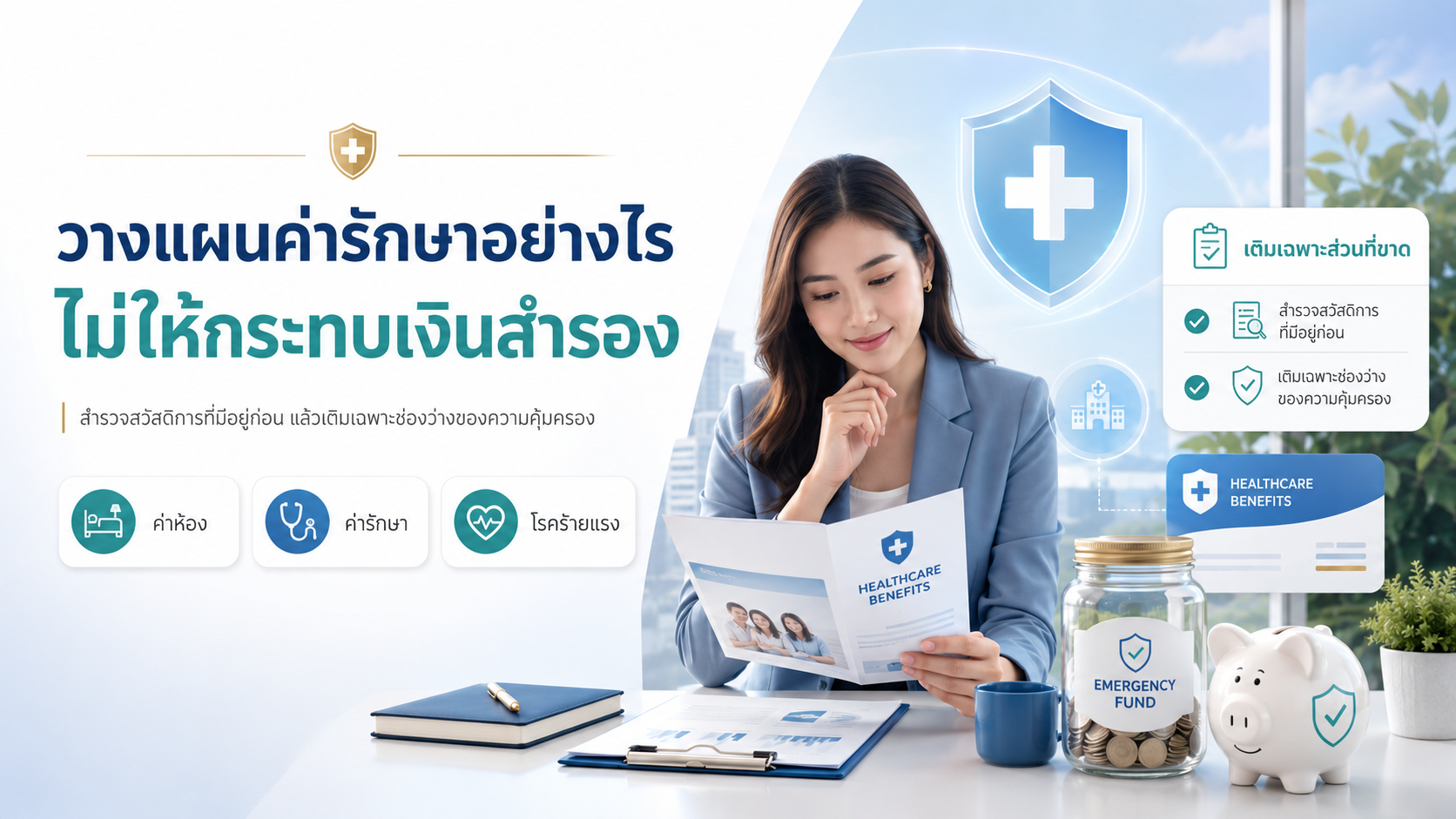 วางแผนค่ารักษาอย่างไร ไม่ให้กระทบเงินสำรอง